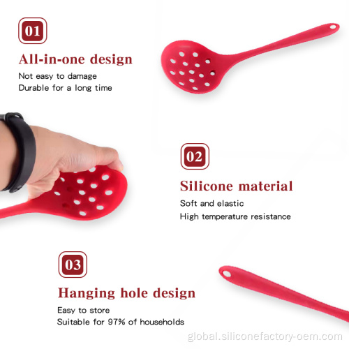 Kitchen Cooking Tools Kitchenware Appliances Silicone Spoons Kitchen Cooking Tools Manufactory